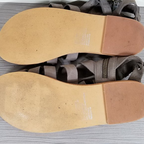 BP. Britt Gladiator Sandal, Taupe Leather, Womens Size 6 M - Picture 10 of 11